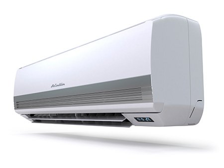 An example of a wall mounted air conditioner